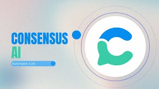 Tutorial Penggunaan Consensus AI Bahasa Indonesia [upl. by Mylo]