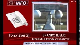 TV KANAL 9 NOVI SAD Kakva nas zima očekuje [upl. by Annert]