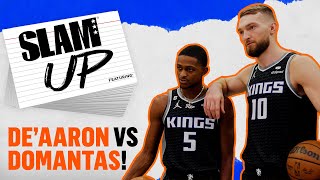 DeAaron Fox amp Domantas Sabonis GET COMPETITIVE Kings Stars Go 1v1  SLAM Up [upl. by Nimocks715]