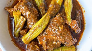 HOW TO MAKE BEEF STEW WITH OKRA HAITIAN STYLE [upl. by Ardiek754]