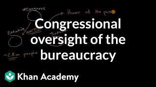 Congressional oversight of the bureaucracy  US government and civics  Khan Academy [upl. by Philo918]