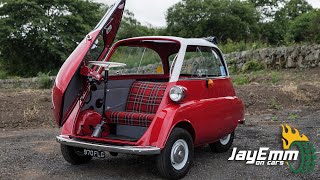 How To Drive a 1959 BMW Isetta Bubble Car [upl. by Annavaj]