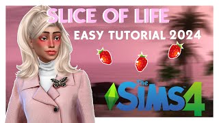 HOW TO INSTALL SLICE OF LIFE SIMS 4 IN UNDER 5 MINUTES 2024 [upl. by Maag734]