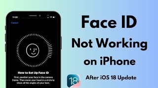 Face ID Not Working on iPhone after iOS 18 Update How to Fix ✅ Latest Method [upl. by Forrest]