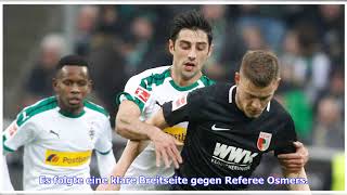 quotSkandalquot Manuel Baum tobt nach AbseitsTor von Gladbach gegen Augsburg [upl. by Cooke]