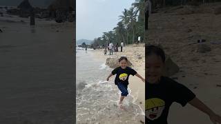 ENAK BANGET MAKAN PINGGIR PANTAI ‼️ minivlog hiburanshorts anakdesa vlog [upl. by Carolyn]