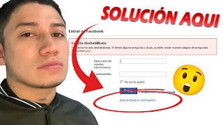 CÓMO RECUPERAR UNA CUENTA DE FACEBOOK INHABILITADA O BLOQUEADA [upl. by Alac943]