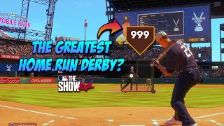 THE BEST HOME RUN DERBY IN HISTORY  MLB The Show 24 w Ieggoh [upl. by Trela818]