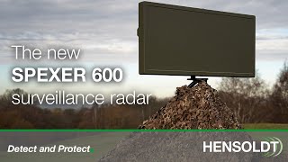 Launch of HENSOLDT´s SPEXER 600 ground based surveillance radar [upl. by Sharos76]