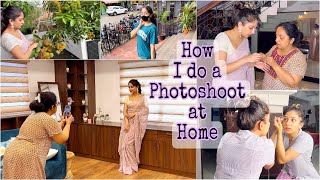 How I do a simple Photoshoot at home 🏡  Ishaani Krishna  Sindhu Krishna [upl. by Carlee170]