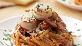 Mezzetta Roasted Red Bell Pepper Linguine with Shrimp [upl. by Obbard]