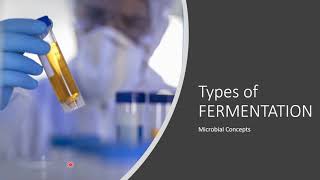 Types of FERMENTATION  Fermentation  What is fermentation [upl. by Anawed]