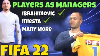 FIFA 22 Oldest Players with Real Face  Retire to use as Manager [upl. by Asle]