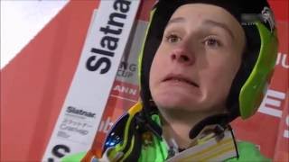 Peter Prevc Kuusamo 2016 Fall [upl. by Sivet]