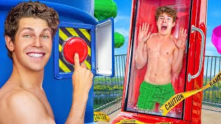 100 Things You Should NEVER Do at a Waterpark Ft Ben Azelart [upl. by Miarhpe]