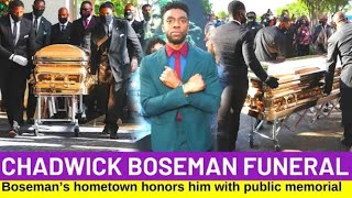 Chadwick Boseman Funeral Service Open Casket [upl. by Paige]