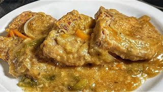 Ultimate Comfort Food Easy Smothered Baked Pork Chops  Pork Chops And Gravy subscribe food [upl. by Valsimot118]