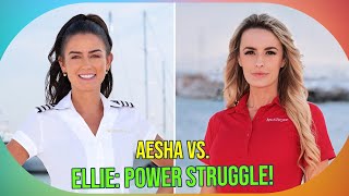 Aesha Confronts Ellie Power Struggle on Below Deck Mediterranean [upl. by Litnahc145]