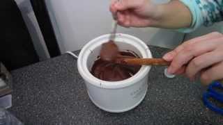 How to Melt Chocolate in a Crock PotEasy Chocolate Covered Pretzels Sticks amp Twizzlers [upl. by Eidnalem]