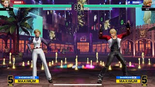 The King Of Fighters XV  King vs Rock Howard KOF15 Hard AI KOFXV [upl. by Sileas172]