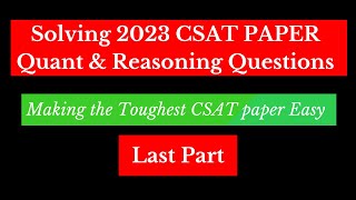 Understand the Aptitude behind TOUGH CSAT Questions  UPSC 2023 Prelims  with Satyam Jain [upl. by Aihtenyc835]