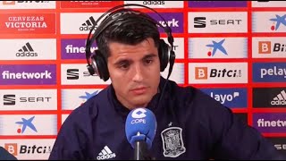 Entrevista a Álvaro Morata en El Partidazo de COPE [upl. by Yhtomiht326]