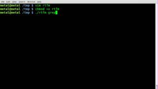 RTFM Script  BASH  Linux [upl. by Lombardo]