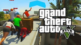 MUCH PEOPLE VERY PARKOUR GTA 5 Funny Moments [upl. by Francesca]