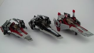 LEGO Star Wars VWing Comparison 6205791575039 [upl. by Cardon]