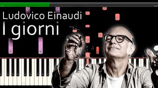 Ludovico Einaudi  I giorni  FREE midi file  Piano tutorial [upl. by Karlie]