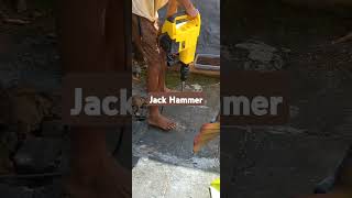 No Safety Boots Breaking Cement with power Drills construction [upl. by Analiese97]