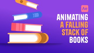 After Effects Tutorial  Animate Falling Books [upl. by Page662]