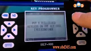 SKP900 Key Programmer Program a LEXUS Smart Key [upl. by Esinej247]