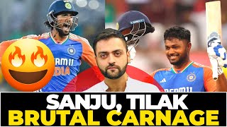 Sanju Samson Tilak Varma BRUTAL CARNAGE with SIZZLING 100s  India vs SA [upl. by Bocoj713]