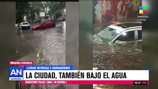 ⛈️ Lluvias intensas e inundaciones la Ciudad de Buenos Aires también bajo el agua [upl. by Palgrave]