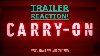 CARRY ON TRAILER REACTION NETFLIX [upl. by Cos910]