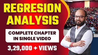 Regression Analysis Statistics Complete Chapter in Single Video  Correlation and Regression [upl. by Allisirp361]