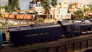 3rd Rail BampO P7E Steam Locomtive O Scale [upl. by Lalise]