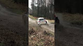 Off track Fiesta Rally2 Riponian Rally 2024 [upl. by Casteel]