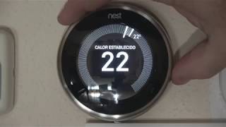 Termostato Inteligente NEST Parte 4 Funcionamiento y Configuración 4K [upl. by Eliga514]