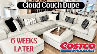 Costco Thomasville Cloud Couch Dupe 6 Week Update [upl. by Skilken657]