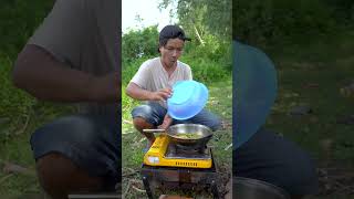 Bushcraft Skills Very Simple and Very Useful in Forest outdoorfood survival bushcraft camping [upl. by Tosch]