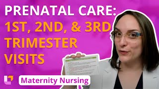 Prenatal Care 1st 2nd and 3rd Trimester Visits  Pregnancy  Maternity Nursing  LevelUpRN [upl. by Ikir760]