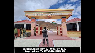 EP24 PANGONG TO REZANG LA WAR MEMORIAL [upl. by Gernhard57]