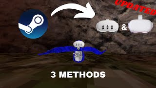 How To Get STEAM VR On YOUR Meta Quest 2 amp 3 3 Methods [upl. by Enellek]