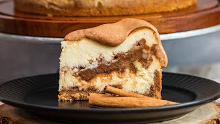 Cinnamon Roll Cheesecake Recipe [upl. by Shih]