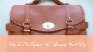 How To Put Together An Affordable Mini Workbag Using TMART Items [upl. by Petuu898]