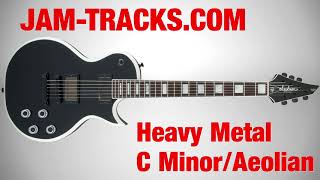 JT05 Heavy Metal Backing C MinorAeolian JamTrackscom [upl. by Irama]