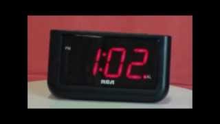 RCA RCD30 Electric Large Display Alarm Clock [upl. by Harhay605]