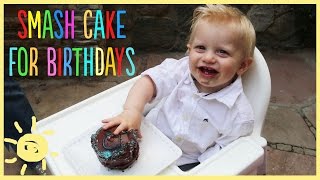 EAT  Smash Cake for 1st Birthday [upl. by Germann]